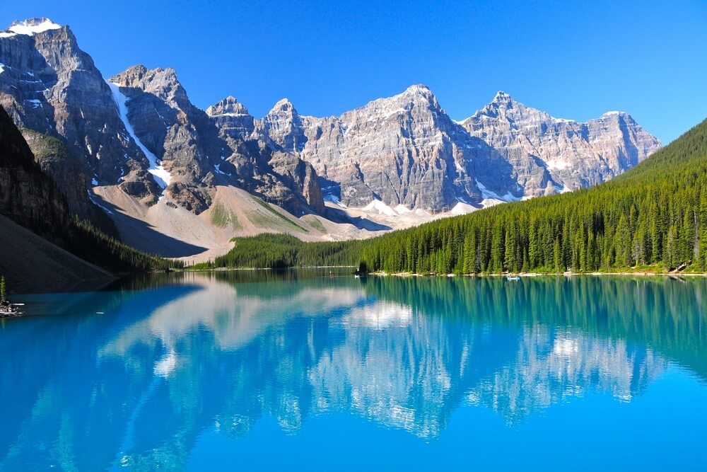 Montanhas Rochosas no Canadá